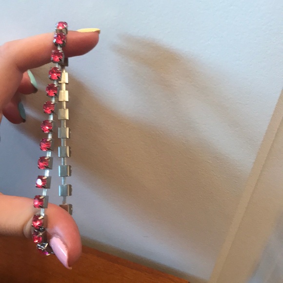 6 Rhinestone Bracelets - Picture 3 of 5
